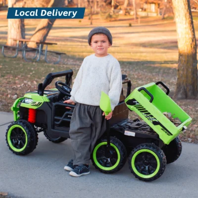 Kids 2 Seater Ride on Car 24V Electric Dump Truck 4WD Off-road UTV /w Remote Control